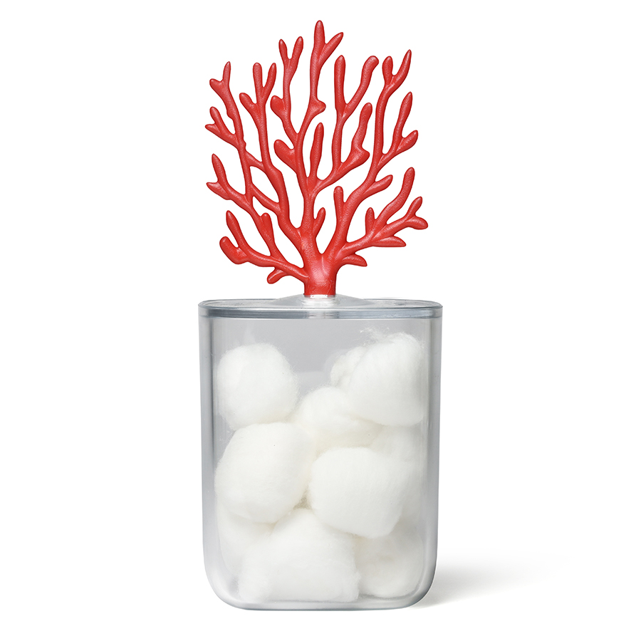 QL10336-CL-RD Органайзер coral красный Qualy 