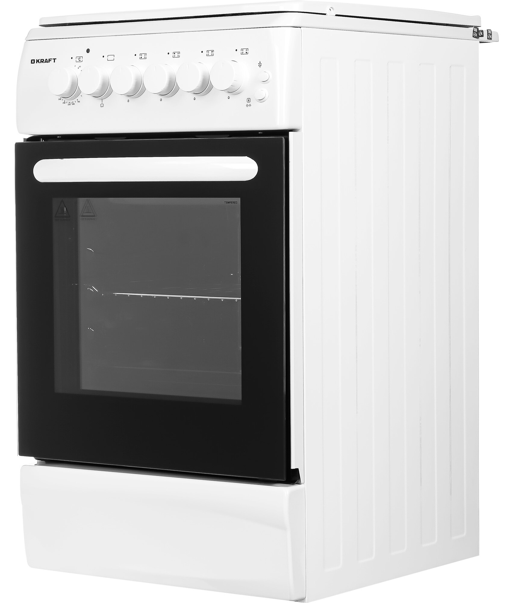 5352644 Комбинированная плита Kraft KF-FSK5407AEW белый STDN-0067200 - Вид №1