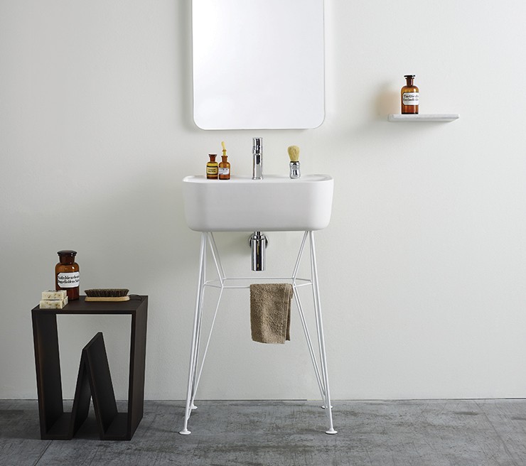 com_EXLAVGUSB.CO Напольная раковина стоящая прямоугольная Ex.T  - Вид №2