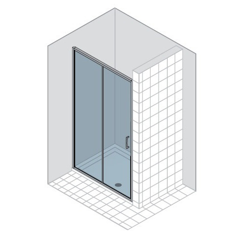 A-6CT2 Quadra collection Раздвижная дверь DUKA 45124 - Вид №1