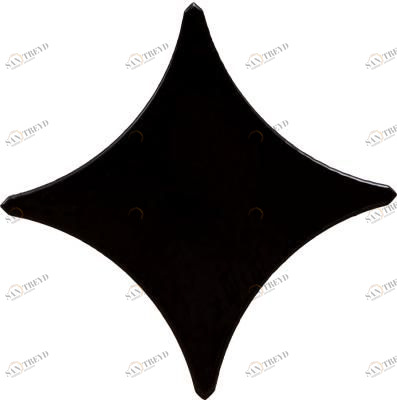 Stella black вставка 02 110х110 (40 шт) Gracia Ceramica 010203001129