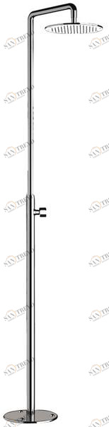 Remer Rubinetterie Напольная душевая стойка из хромированной латуни с душевой лейкой Minimal 331 n51