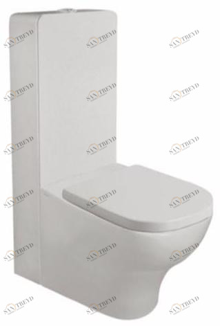 Компакт унитаз с бачком Белый Galassia PLUS DESIGN Италия sun-id-1454668