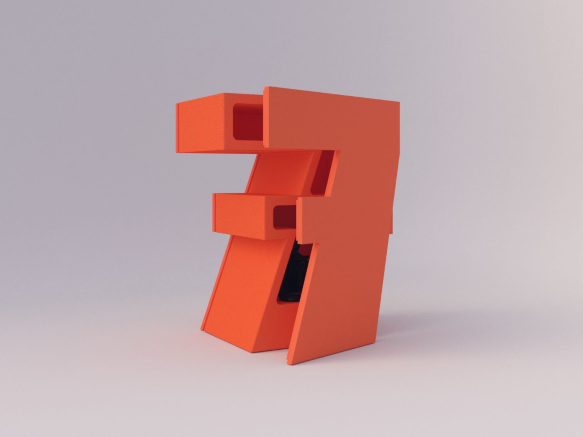 Мебель контейнеры в бетонной конструкции Voltan 555 ARCH-00065661 - Вид №54