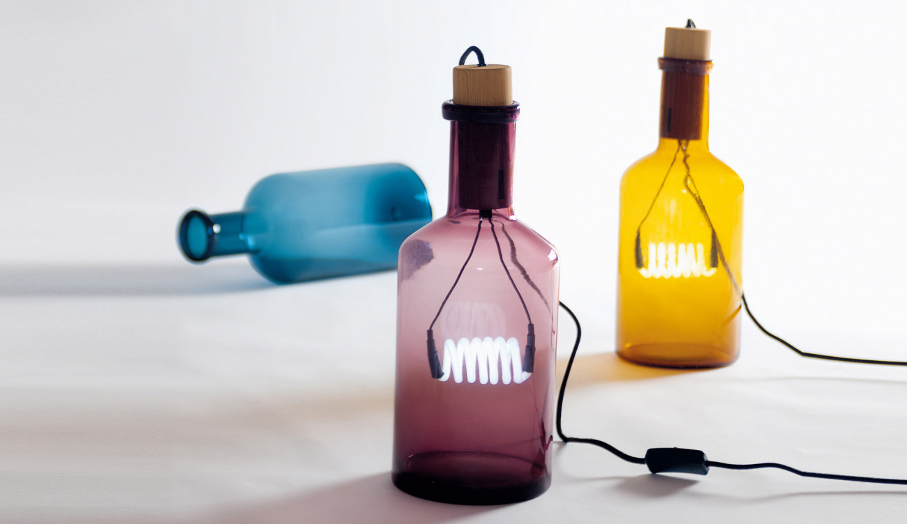 Настольная лампа Bouche violet от Seletti 01432 VIO SELETTI ИНТЕРЬЕРНЫЕ 244947 Прозрачный;фиолетовый  - Вид №3