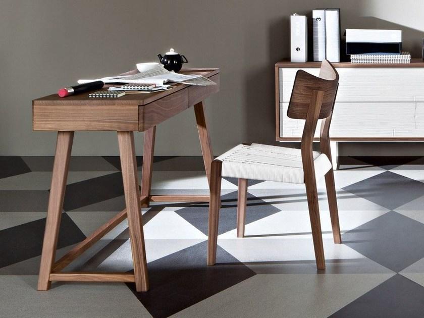 Gervasoni Стол из орехового дерева с ящиками Gray sun-id-1358167 - Вид №5