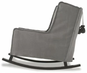 BAXTER Кресло-качалка из кожи Housse