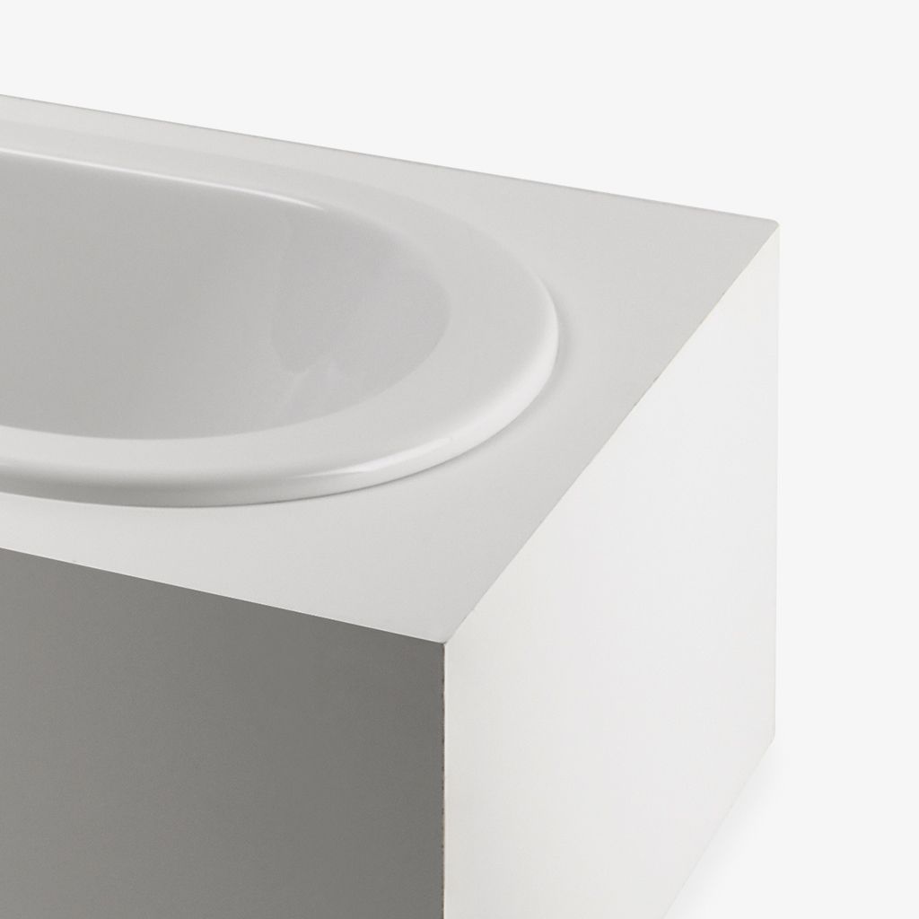 CLWP4R Классическая овальная ванна с гидромассажем 78 "x 39" x 22 "для правой руки с центральным сливом Waterworks Classic - Вид №1