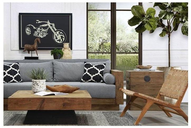 Arrediorg.it® Журнальный столик из цельной древесины / прикроватный столик Woodside Ah763 box  - Вид №5