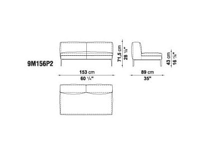 Угловой диван из ткани B&B Italia Michel ARCH-00050009 - Вид №27