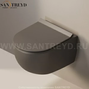 AP119G7006 Подвесной унитаз настенный Черный Ceramica Flaminia App Италия