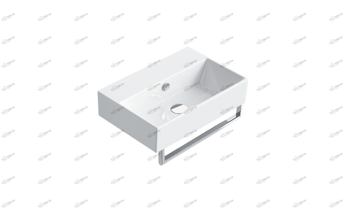 155VP00 Подвесная раковина настенная овальная CERAMICA CATALANO Premium белая