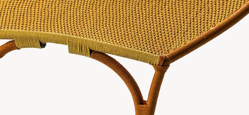Moroso Журнальный столик из стальных и цветных полиэтиленовых нитей M'afrique sun-id-1353865 - Вид №1