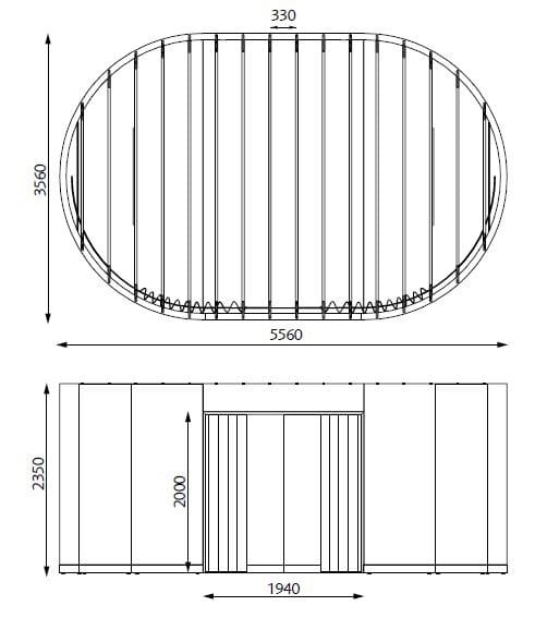 Акустическая офисная кабина со встроенным освещением Glimakra of Sweden Build Up ARCH-00130783 - Вид №14