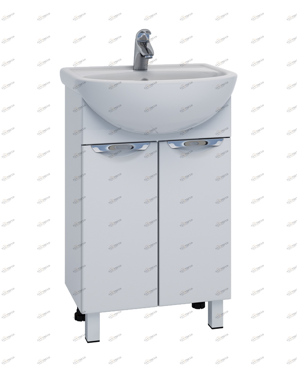 Тумба с раковиной Callao 500 (Уют)500⨉300⨉830 мм белый Santreyd sun-id-664535