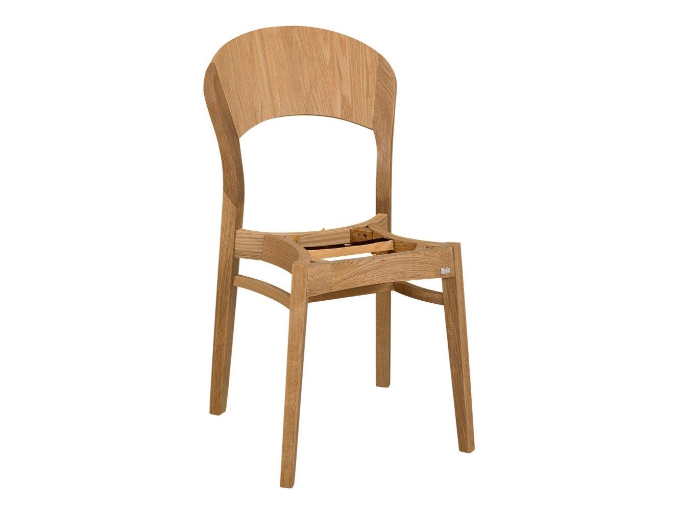 Дубовый стул с мягким сиденьем Hans K Rainbow ARCH-00137432 - Вид №12