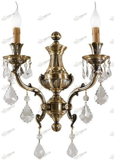 Possoni Illuminazione Атласная аппликация с кристаллами swarovski® Windsor 888/a2-sw/p