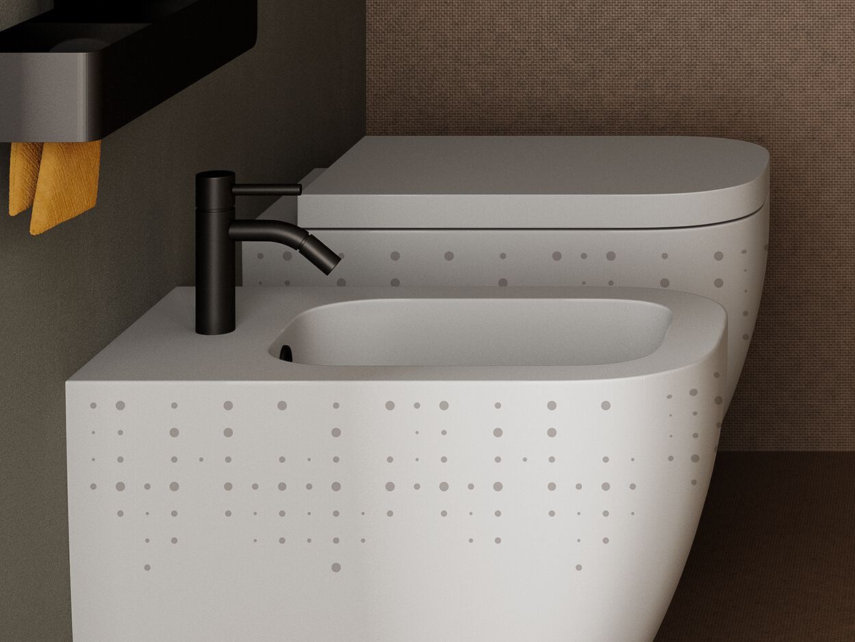 Керамический туалет без пола Inkiostro Bianco система InkBath ARCH-00125023 - Вид №1