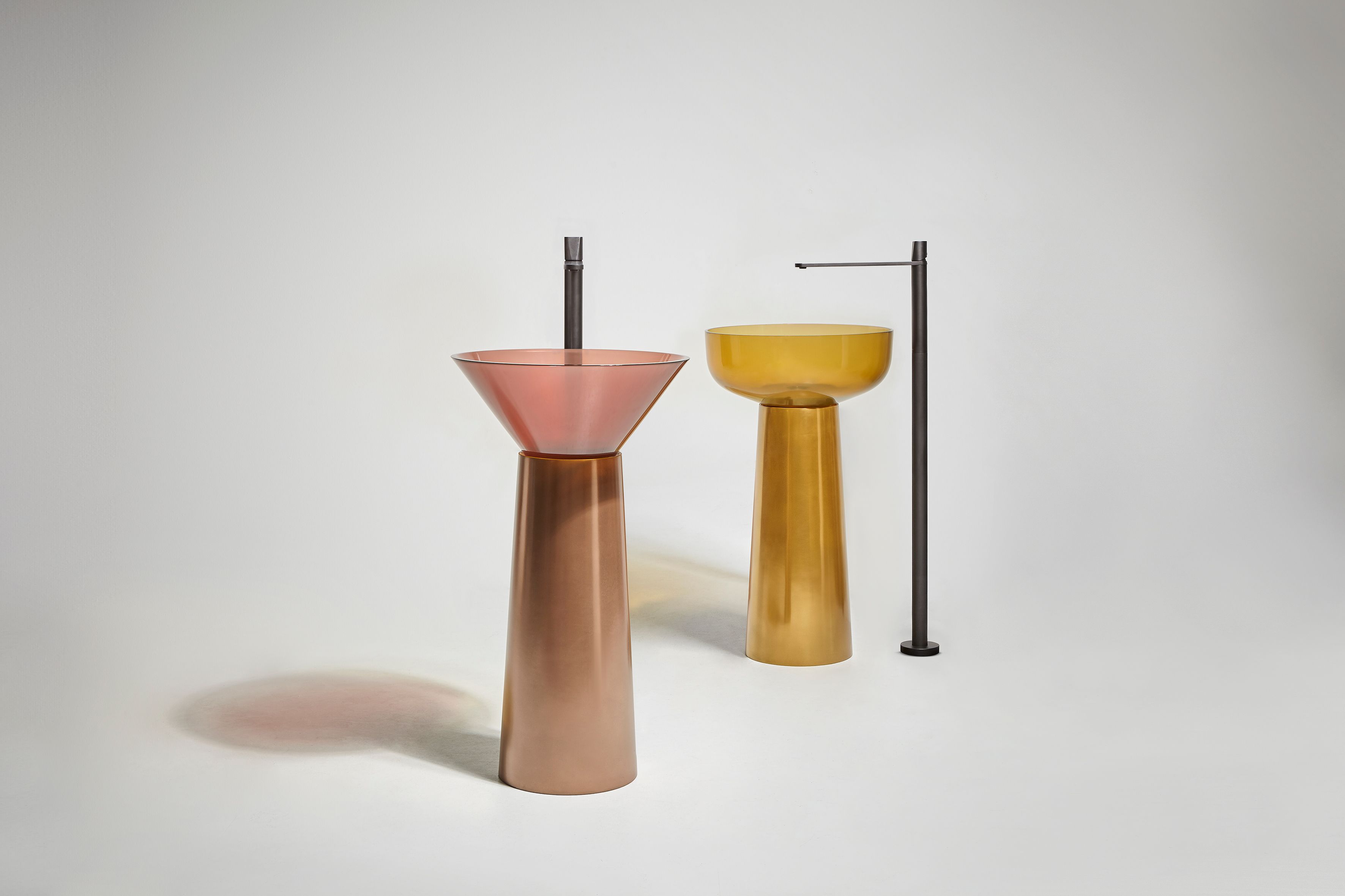 Круглая отдельно стоящая раковина из Cristalmood® Antoniolupi ALBUME10 + ALBUME20 ARCH-00067661 - Вид №2