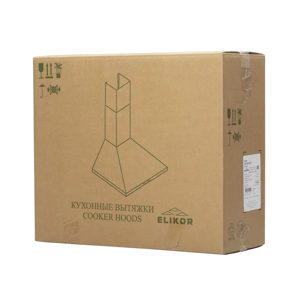 Купольная вытяжка ELIKOR Fleur 60 в цвете антрацит для эффективной очистки воздуха 82213152 STLM-0022134 - Вид №9