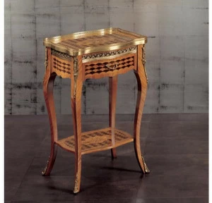 Rozzoni Высокий прямоугольный деревянный журнальный столик с местом для хранения вещей Classic