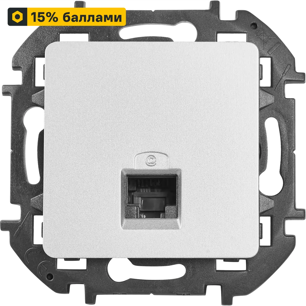 Розетка компьютерная Lexman Lilian RJ45 Cat 5e для скрытого монтажа 86761298