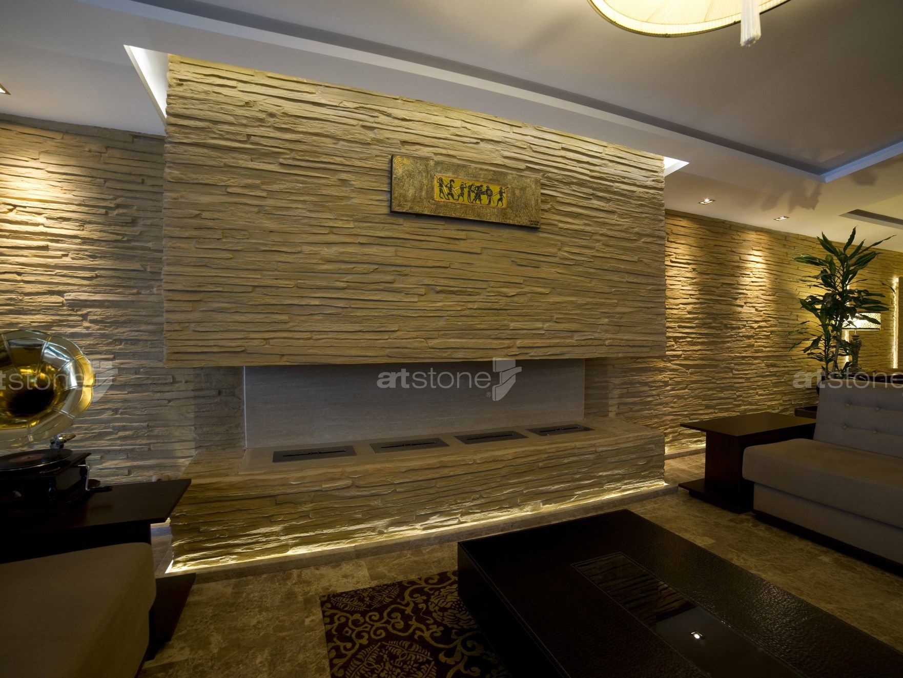 Панель с трехмерными эффектами из стекловолокна для внутреннего / наружного эффекта камня Artstone Panel Systems PRENAICA ARCH-00121222 - Вид №2