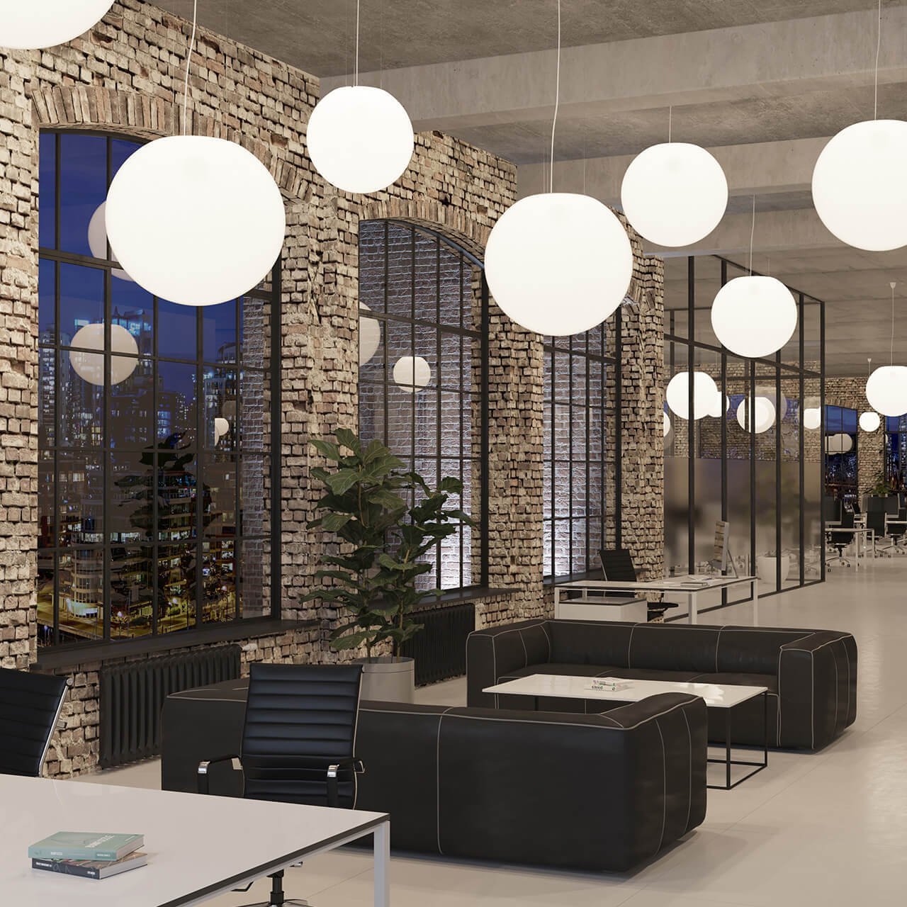 Подвесной светодиодный светильник M3light Sphere 10121210 M3LIGHT ДИЗАЙНЕРСКИЕ, SPHERE 315257 Белый  - Вид №1