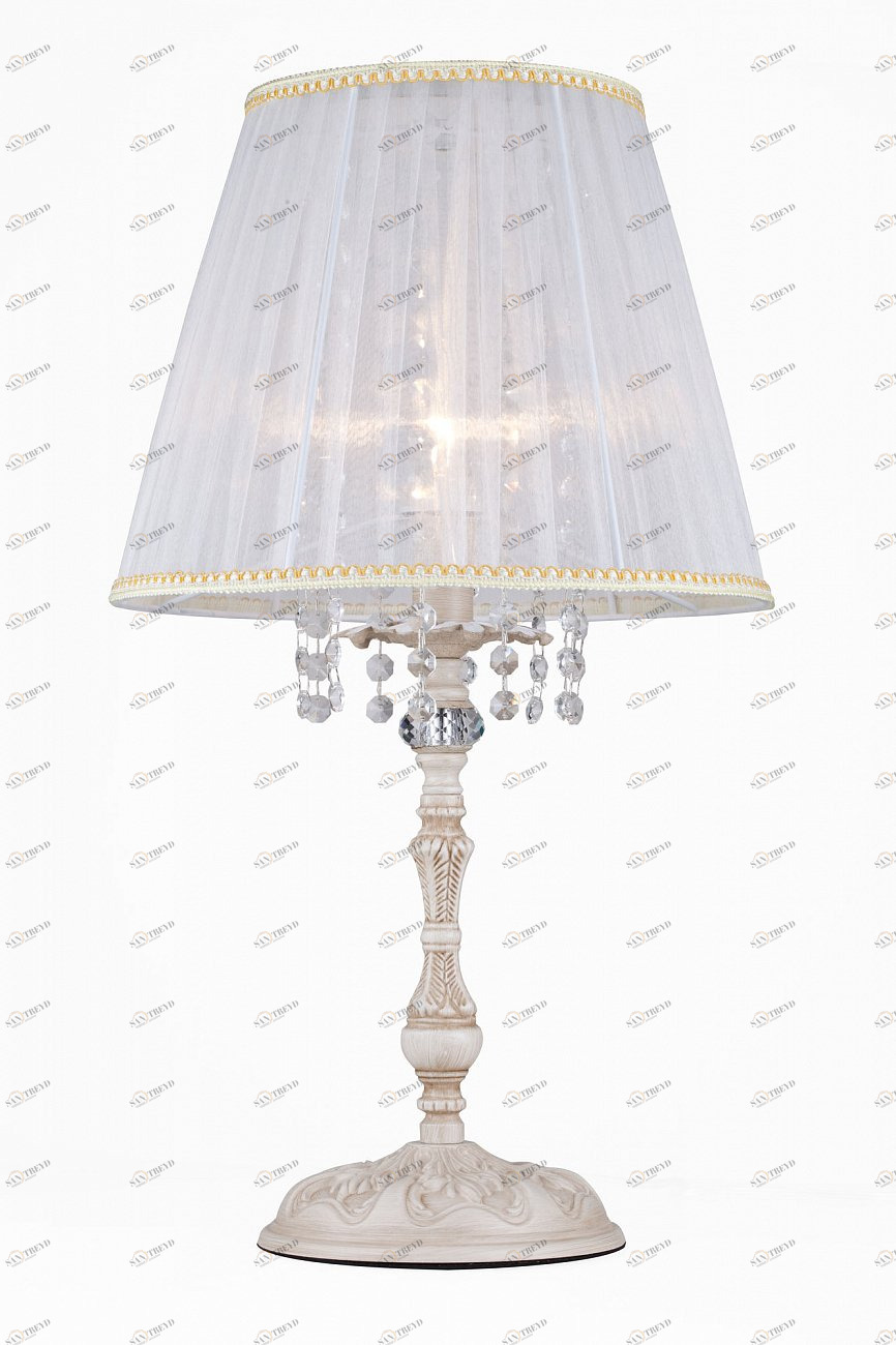 Лампа настольная белая Omela FR2220TL-01W FREYA CLASSIC 00-3957292 Белый