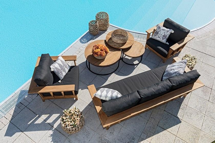 cbdesign Садовое кресло из тика с подлокотниками Meet you Tj 375 - Вид №4