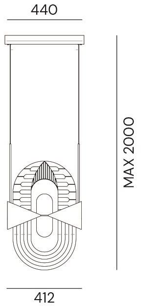Il Fanale Светодиодный подвесной светильник из латуни Miami F2a1 - Вид №3