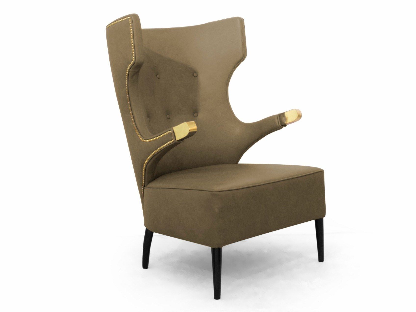 Кожаное кресло с подлокотниками Brabbu Sika ARCH-00083228 - Вид №2