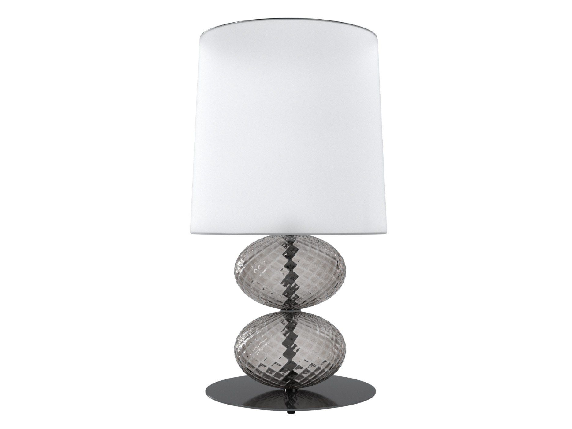 Настольная лампа из дутого стекла с тканевым абажуром VENINI Abat-Jour ARCH-00088604 - Вид №1