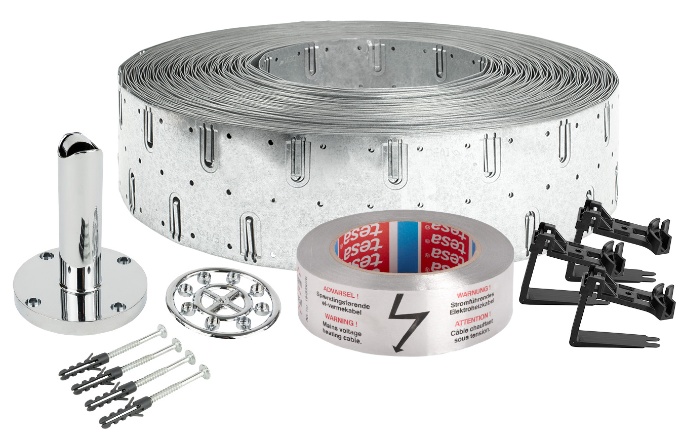 Danfoss Полотенцесушитель DEVIrail™ Полотенцесушитель хром 40 Вт 98804958  - Вид №10