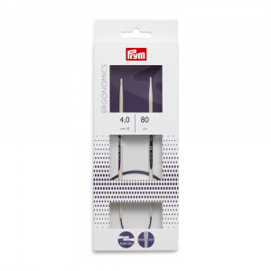 215804 Спицы PRYM круговые пластик d 4.0 мм 80 см . PRYM Ergonomics
