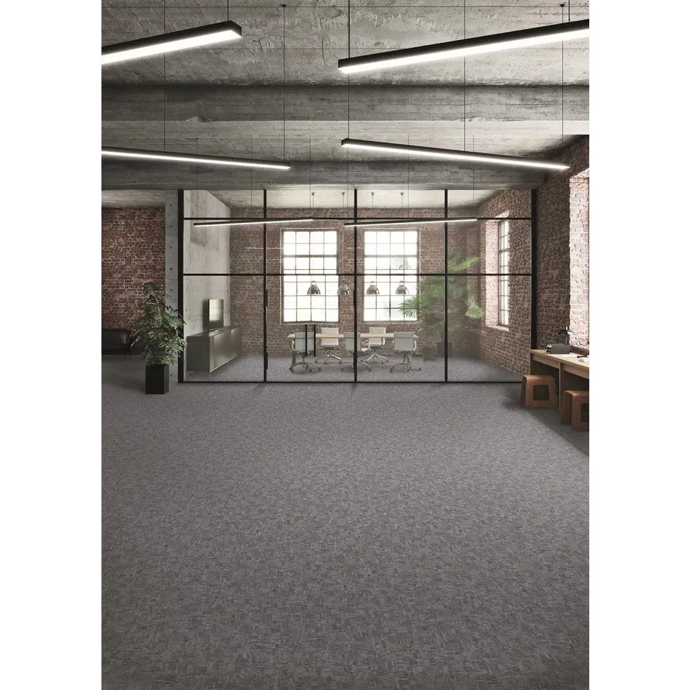 Santreyd Линолеум «Стронг Плюс Фреско» - износостойкое покрытие с серебристым дизайном 14303264 STLM-0892769 - Вид №5