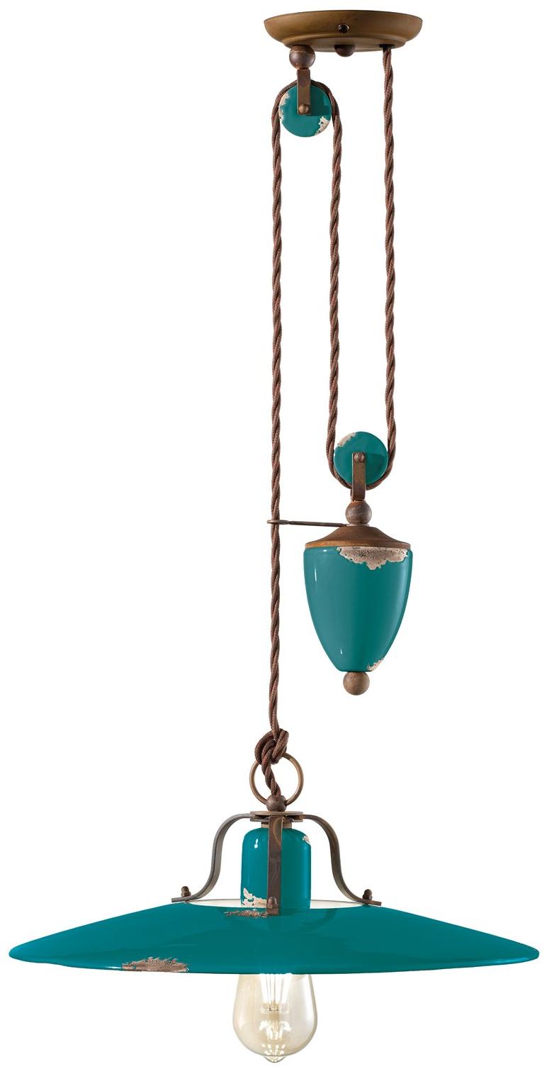 FERROLUCE Регулируемый керамический подвесной светильник Country C1446 - Вид №6