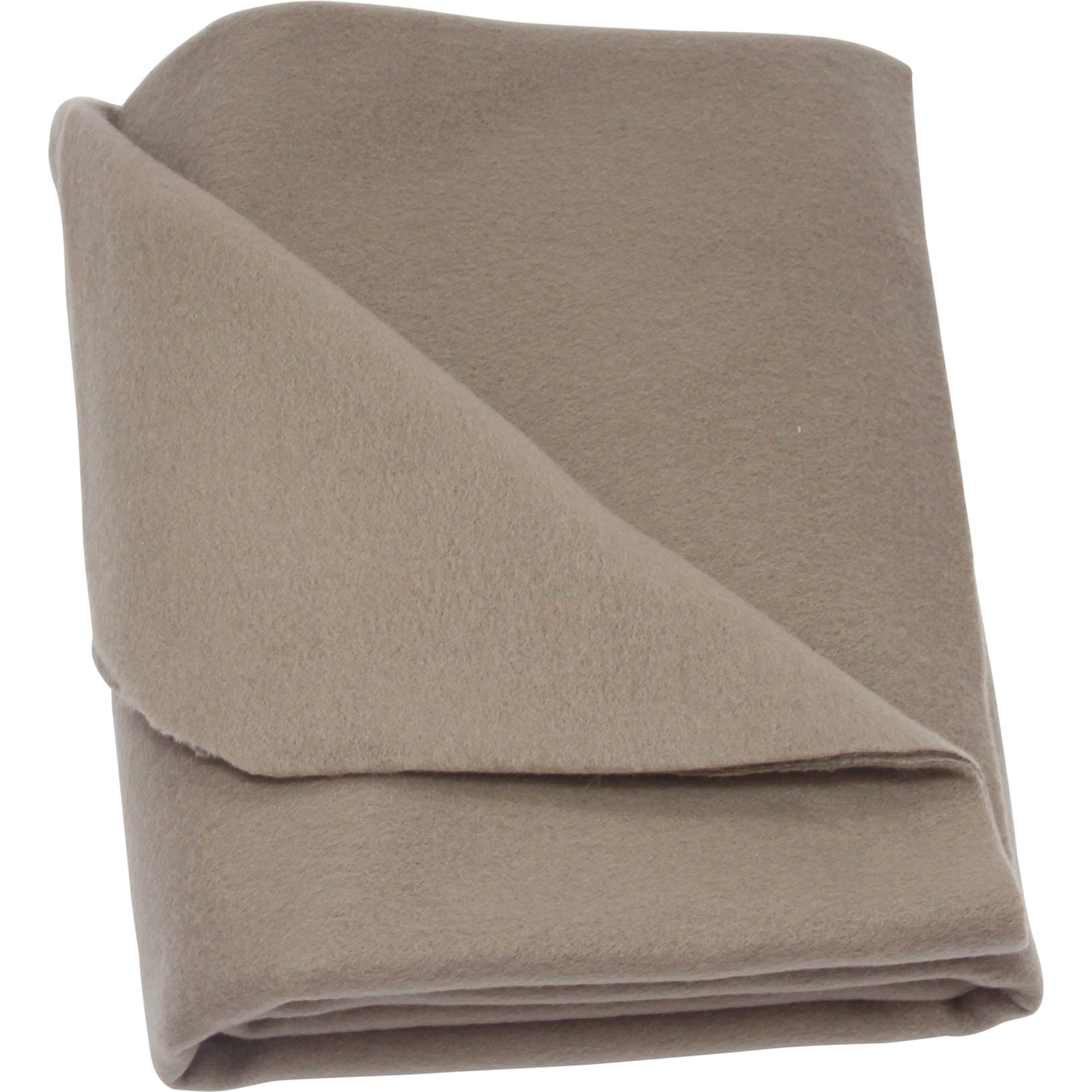 82647022 Плед 110х150 см флис цвет коричневый товар первой цены Santreyd  - Вид №2