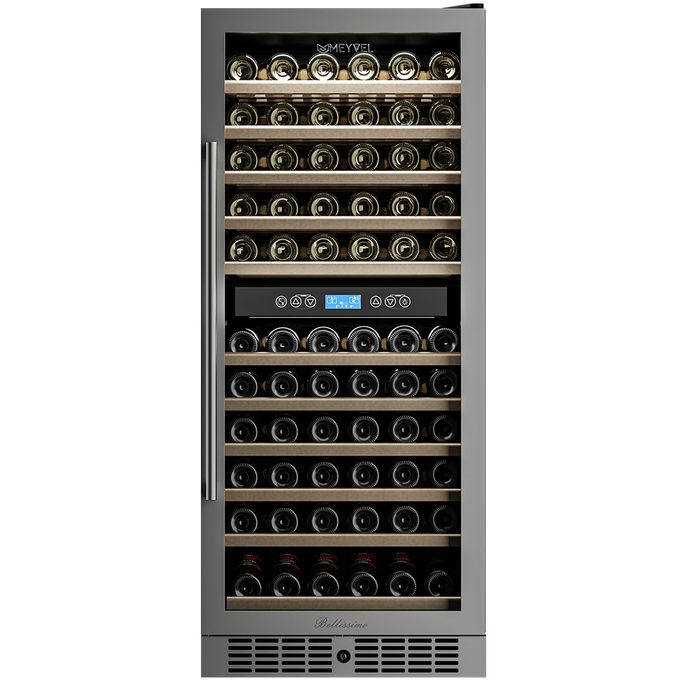 9940976 Винный шкаф Meyvel MV116-KST2 серебристый STDN-0082238 - Вид №1