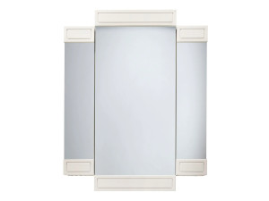 Деревянное зеркало с контейнером