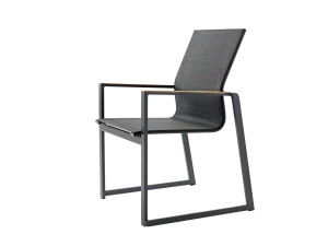 Штабелируемый стул с подлокотниками