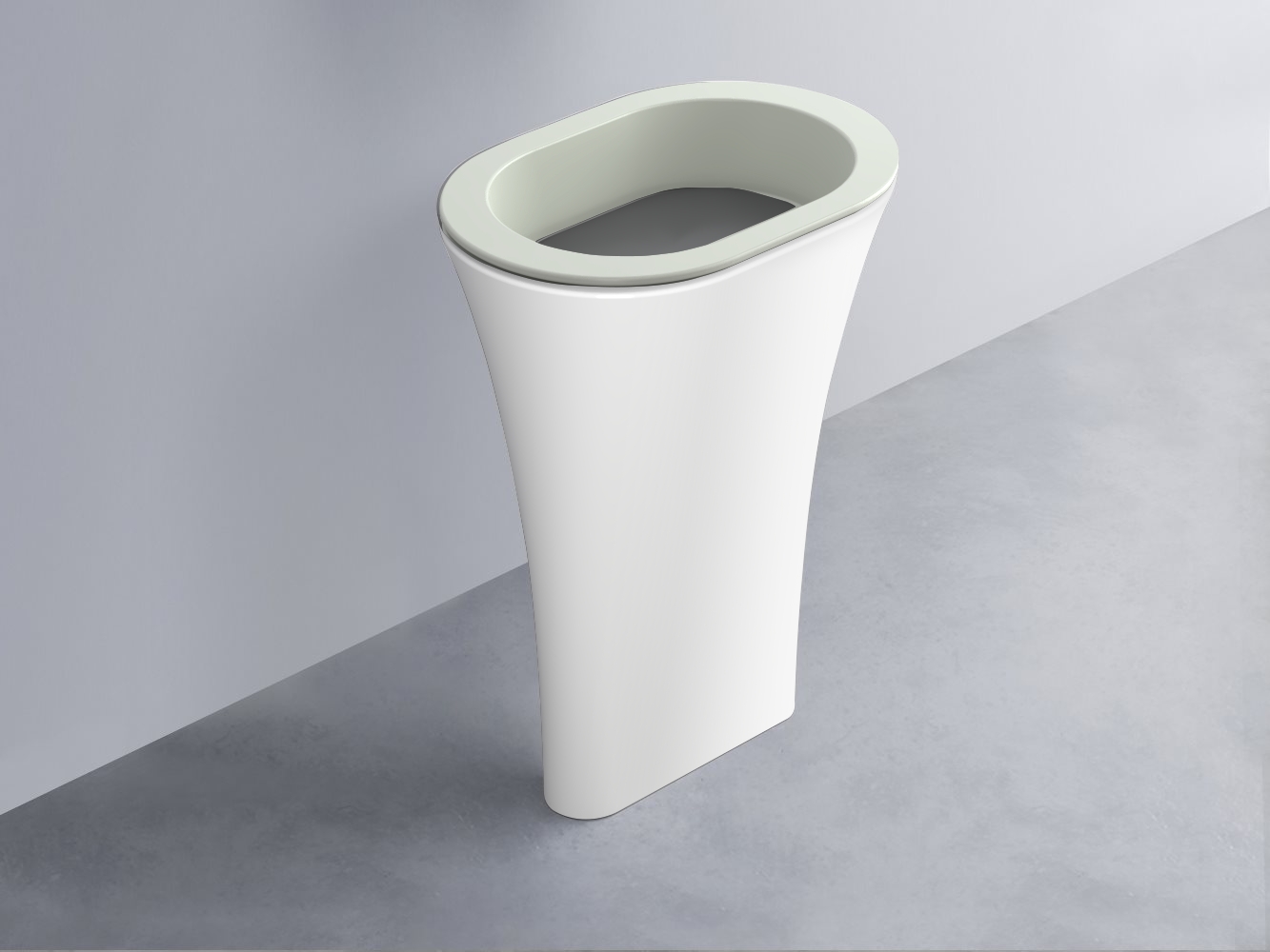 AMLA65-PM+AMPILO-CM+AMCOLO-BL Раковина Amedeo Ovale отдельностоящая cielo Enjoy + Amedeo Ceramica Cielo