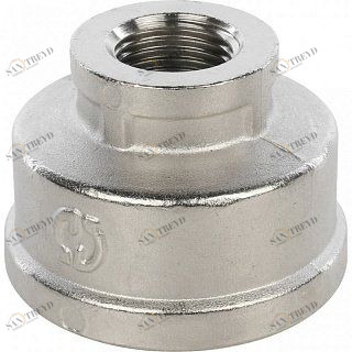 Муфта переходная ВВ 1 1/2х1/2" никель STOUT SFT0006011212