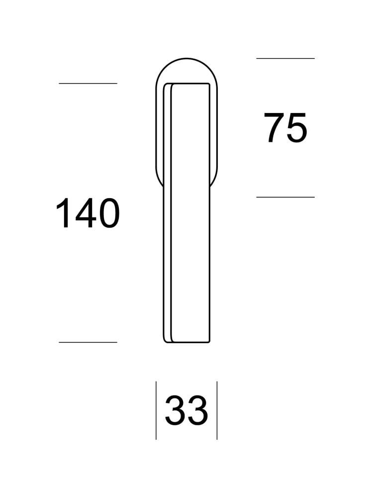 Латунная оконная ручка DK на розетке Ento Xu ARCH-00055317 - Вид №1