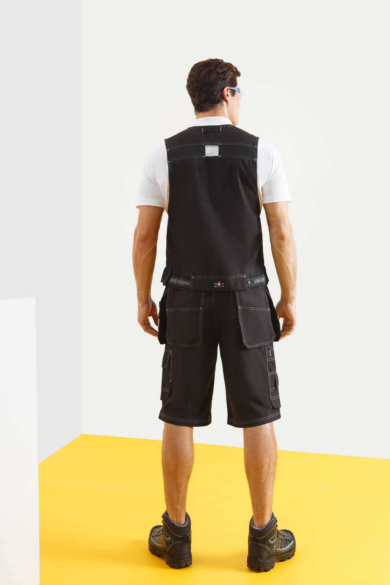 62881 Шорты  черные Union Space  Летняя спецодежда  размер 48-50/182-188  - Вид №6