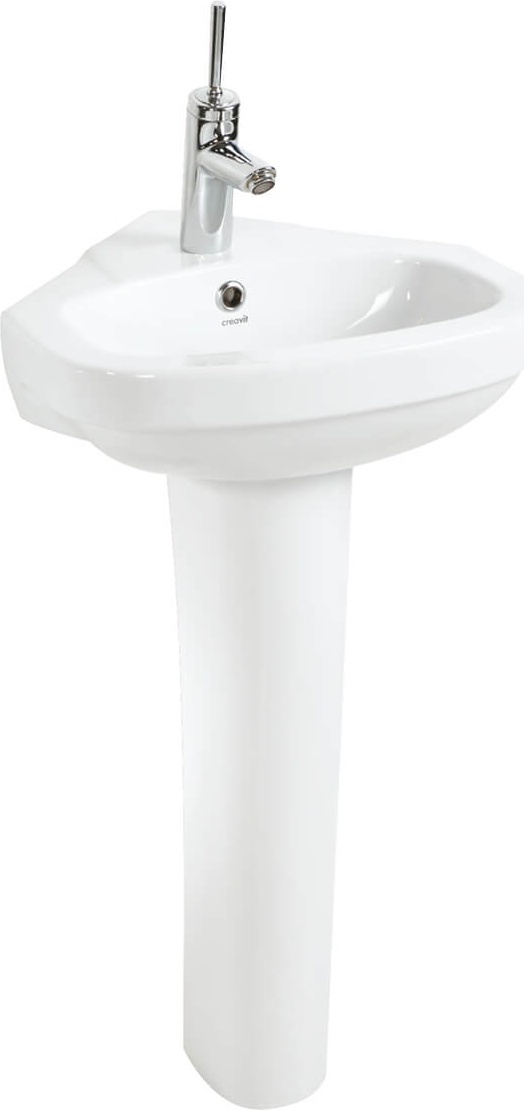 VT145-00CB00E-0000 CORNER Раковина угловая 45*45 Creavit Corner