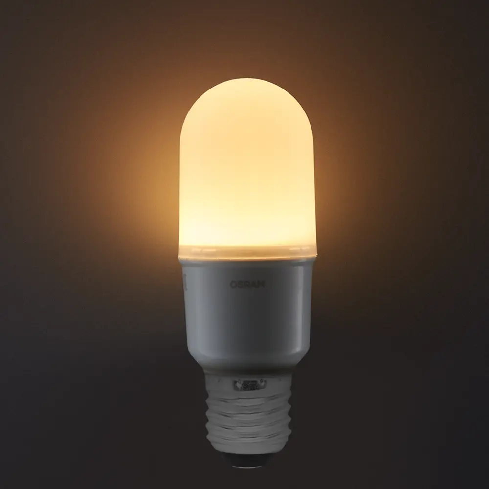 Лампа светодиодная Osram E27 10 Вт цилиндр матовая 1050 лм тёплый белый свет STLM-2053582 - Вид №1
