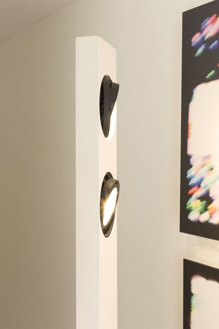 Регулируемая алюминиевая светодиодная напольная лампа Martinelli Luce Sistema Brick ARCH-00083023