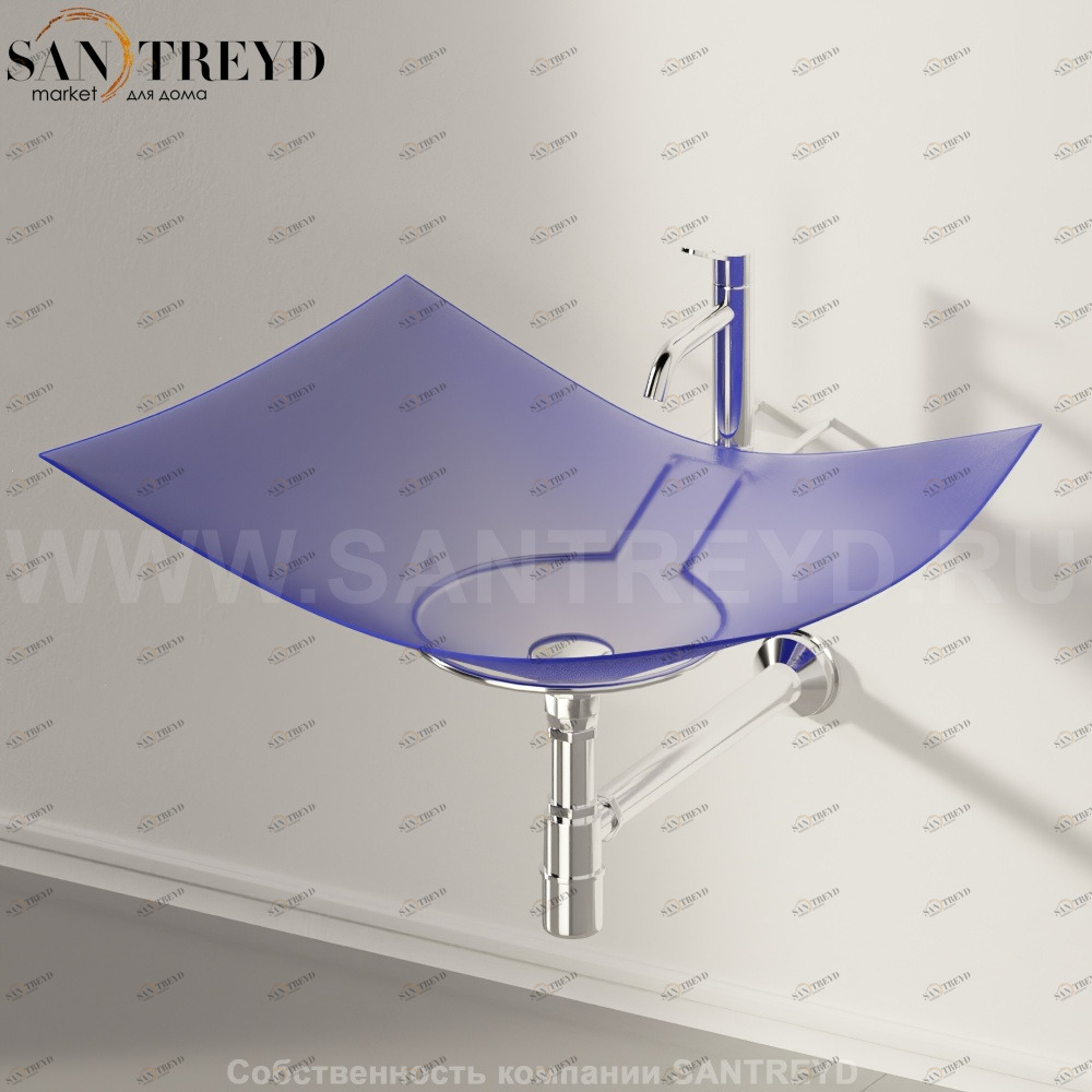 AFOG0600GV Подвесная раковина настенная прямоугольная Agape 