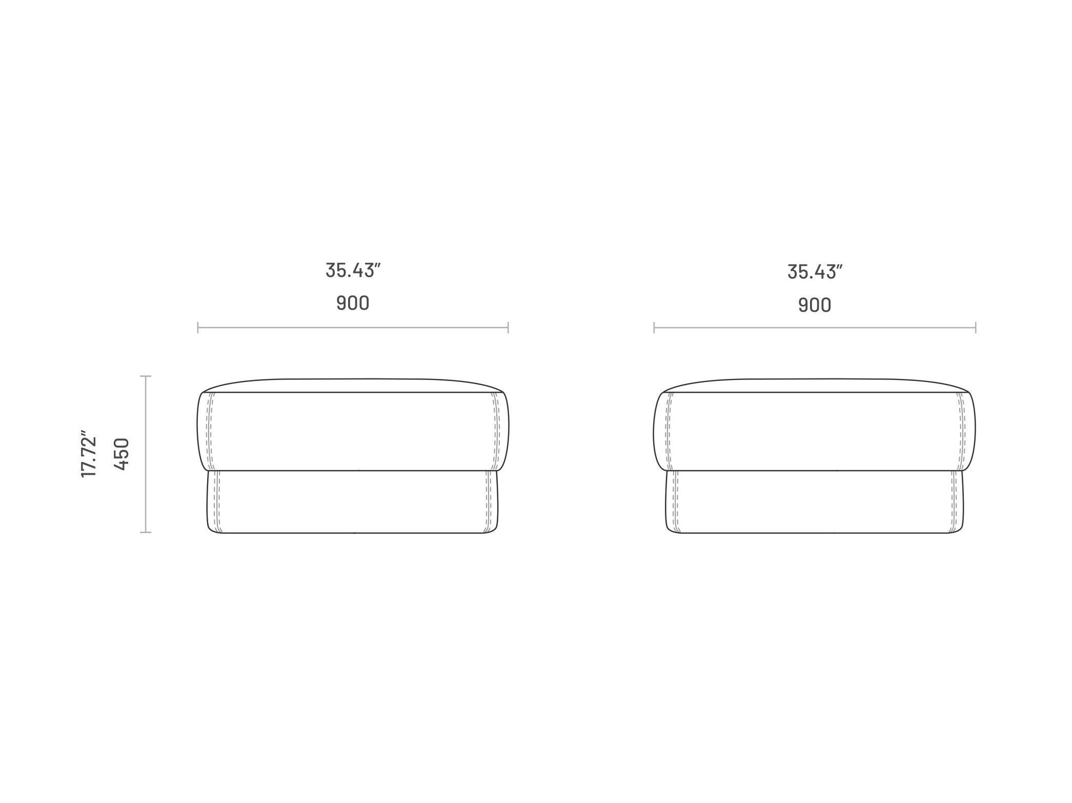 Квадратный пуф Domkapa KATE ARCH-00125932 - Вид №8